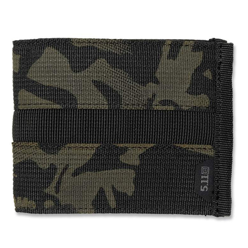 5.11 TRACKER BIFOLD WALLET BLACK MULTICAM 56510