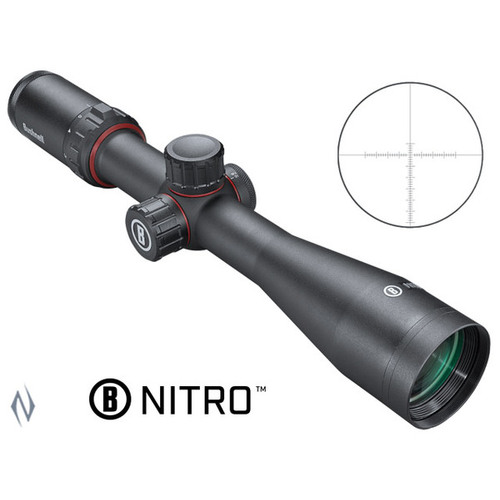 BUSHNELL NITRO 3-12X44 30MM SFP DEPLOY MOA RIFLE SCOPE