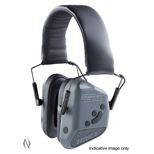 CHAMPION EAR MUFFS 24DB ELECTRONIC VANQUISH PRO BT BLUETOOTH GREY