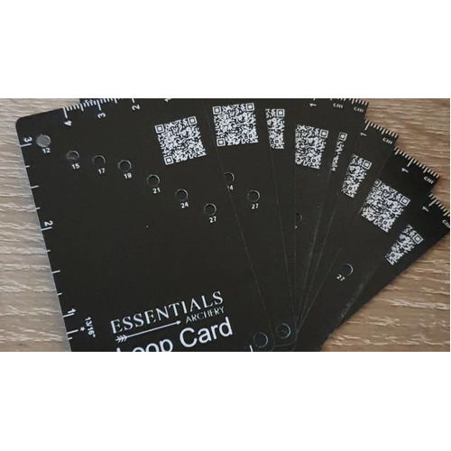 Essentials Archery D-Loop Card