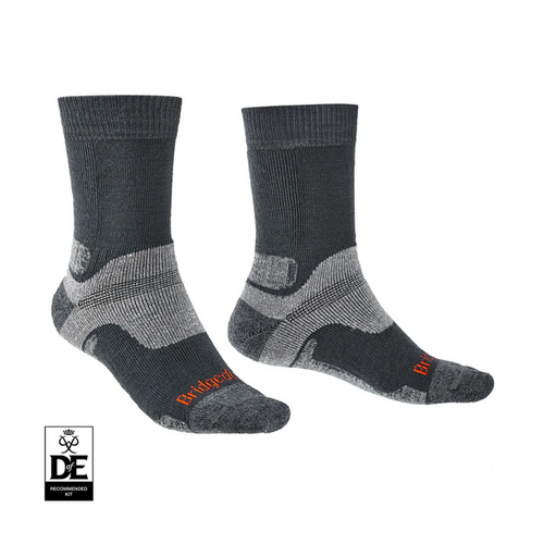 Bridgedale Hike Mid Weight Men's Sock Gunmetal 