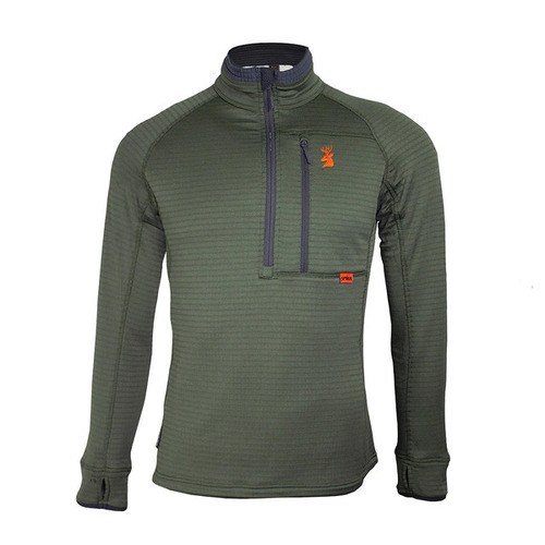 Spika Gridfleece Top Mens Performance Olive