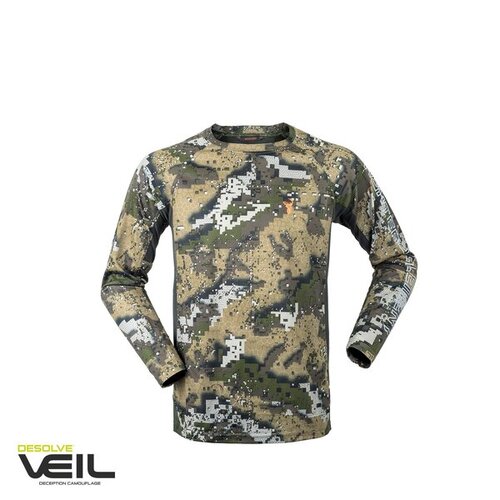 Hunters Element Eclipse Crew Long Sleeve Tee Veil Camo