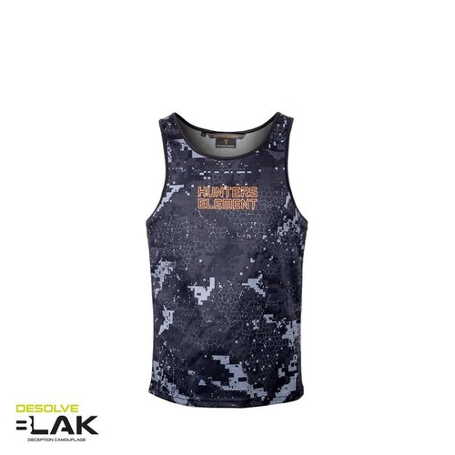 Hunters Element Eclipse Singlet Desolve Blak