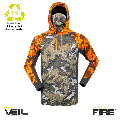 Hunters Element Vantage Hoodie Desolve Fire/Veil Camo