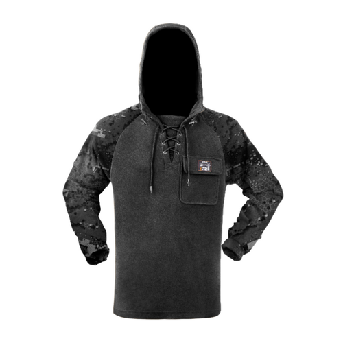 Hunters Element Whakarapu Long Sleeve Hood Black/Desolve Blak