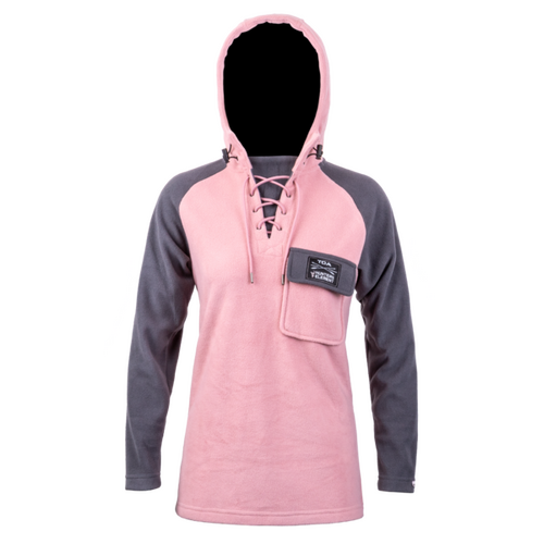 Hunters Element Whakarapu Long Sleeve Hood Womens Rose/Black 