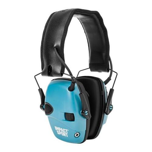 Howard Leight Impact Sport Electronic Folding Earmuffs Shooting Teal