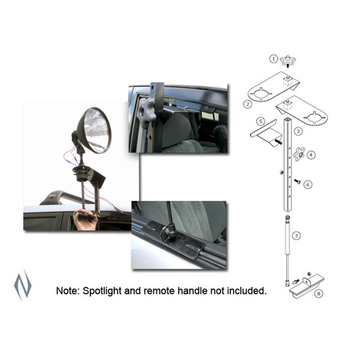 Lightforce Support a Light Spotlight Mounting System