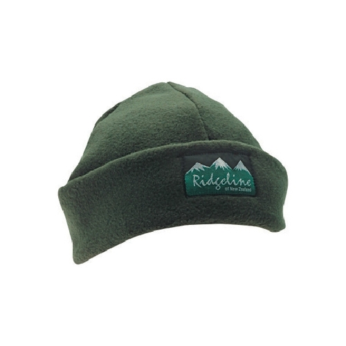 Ridgeline Olive Double Layer Fleece Beanie