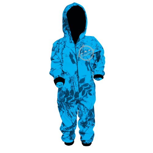 RIDGELINE KIDS HYPER CAMO ONESIE BLUE