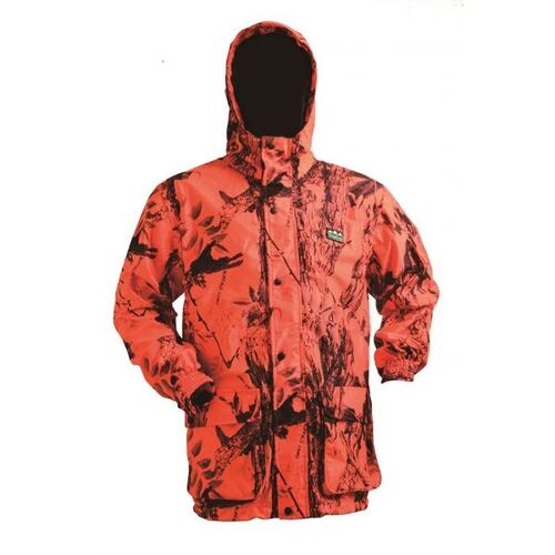 Ridgeline Mallard Waterproof Hunting Jacket Blaze Orange Camo