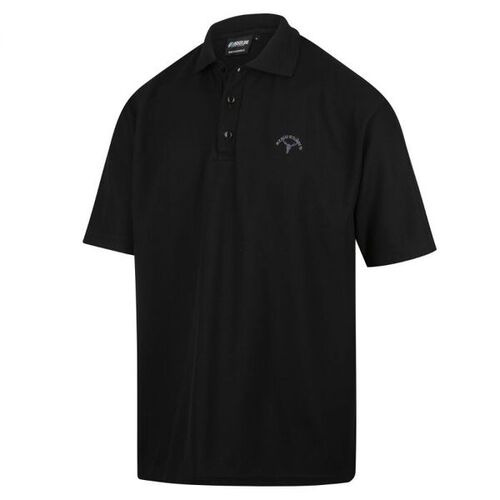 RIDGELINE MENS CLASSIC AUSTRALIAN MADE POLO BLACK