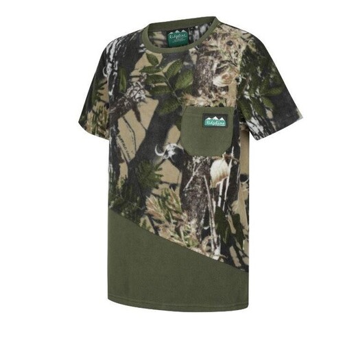 RIDGELINE KIDS SPLICED TEE BUFFALO CAMO/FIELD OLIVE 