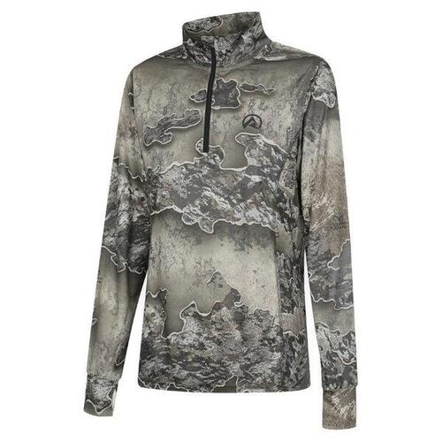 Ridgeline Women's Performance L/S QTR Zip Top Excape Camo