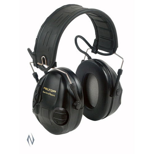 Peltor Sportac Black & Red Electronic Muffs