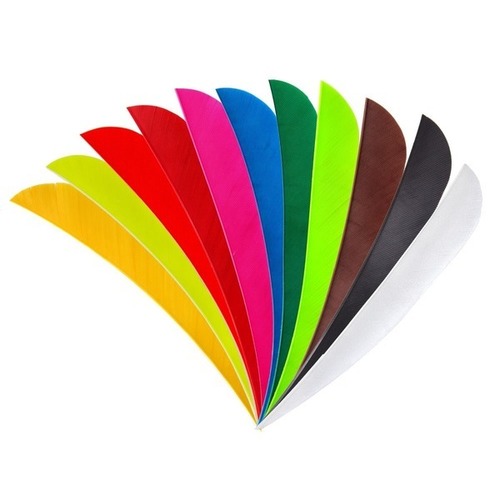 Trueflight Feathers 4" Round back (25 Pack)