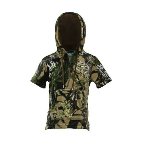 Ridgeline Little Weapon Kids Short Sleeve Hoodie Buffalo Camo