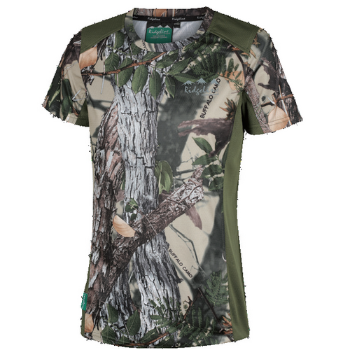 Ridgeline Women's WHANAU Tee Buffalo Camo